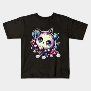 "Enchanted Whimsy: A Delightfully Cute Animal with a Marvelous Design" Kids T-Shirt